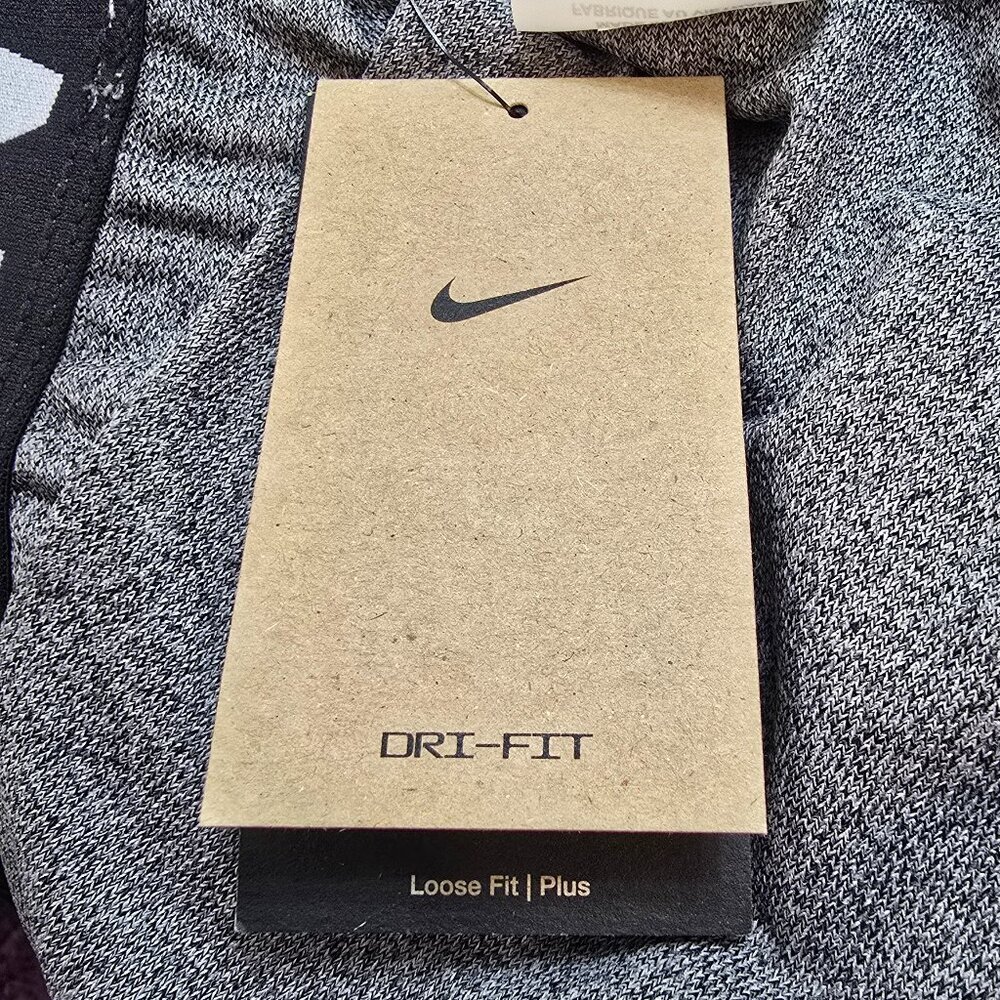 Nike Women's Attack DRI-FIT Mid-Rise Shorts 5 in - Grey / White - NWT - Picture 8 of 8